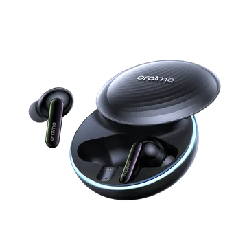 oraimo SpaceBuds 50dB ANC Noise Canceling Earbuds with Personalized Voice Prompt and Lighting