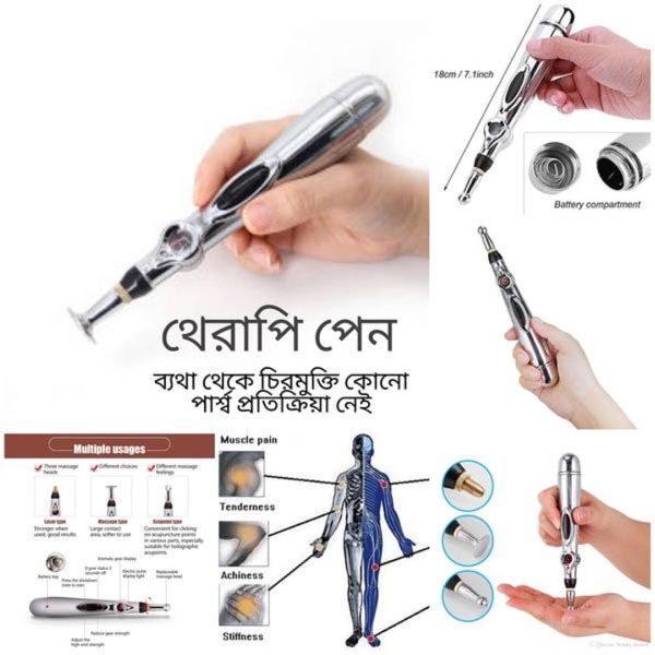 Therapy Pen Meridian Energy Heal Electronic Acupuncture Massage Pain Relief Pens