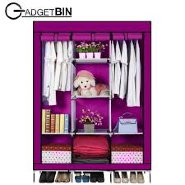 Portable Almari (Wine Red)